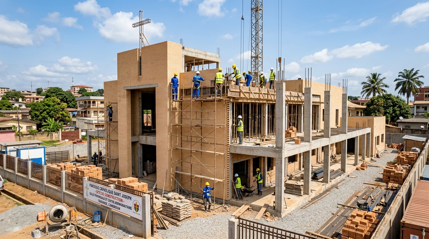 St. Felix Parish Hall Construction in Ntenefor